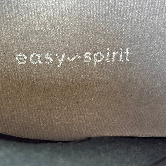 Easy Spirit Epic Cold Weather Slip-On Bootie Size 7.5M Navy Faux Fur Lined - Picture 11 of 16